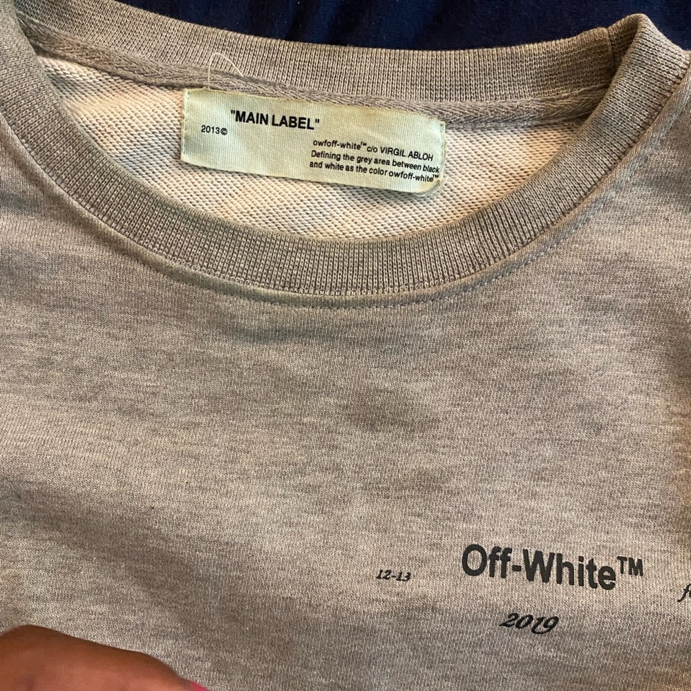 Off white fw 2019 crewneck